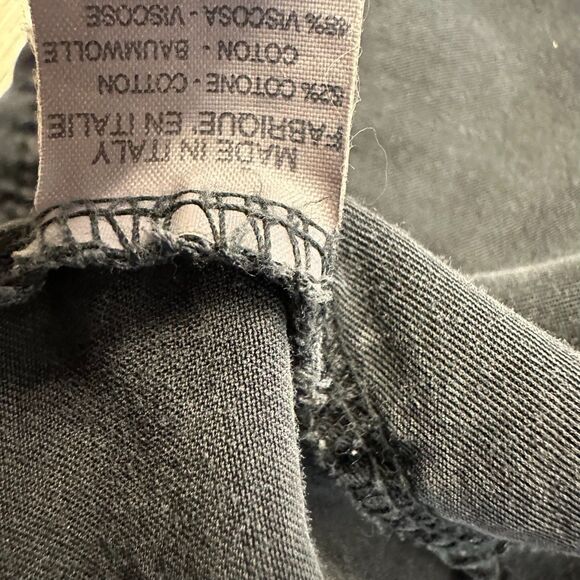 Brandy Melville Washed Black Crop Top One Size - Picture 3 of 6